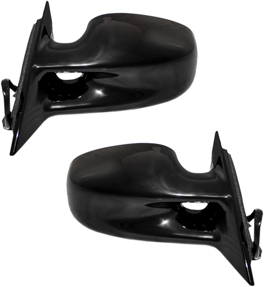 Brock Replacement Driver and Passenger Set Power Side Door Mirrors Compatible with 1997-2003 Grand Prix 10312053 10312052