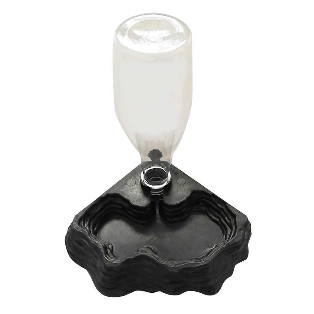 Eastuy Automatic Reptile Feeder - Automatic Turtle Water Dispenser,Feeding Bowl Lizard Tortoise Feeder Reptile Food Round Terrarium Dish Drink Bottle For Turtle Tortoise Lizard