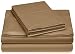 Pinzon 400-Thread-Count Hemstitch Egyptian Cotton Sheet Set - King, Chestnut
