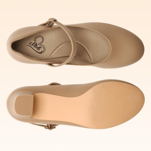Image of Stelle 2 inch Ankle Strap Character Shoes for Women