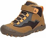 La parte superior de los botas de nieve está hecha de cuero artificial, que es muy suave e impermeable y asegura que tus pies se mantengan frescos.