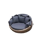 Polyrattan Daybed Ronda Natur-braun