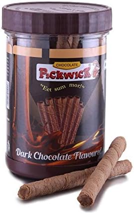 Dark Chocolate Wafer Rolls 150gms Jar