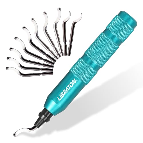 Image of Libraton Deburring Tool, Metal Deburring Tool 3D Printing, 10 HSS Blades