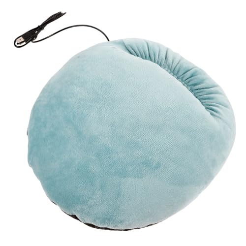 Chauffe-pieds électrique USB en peluche Healeved vert foncé