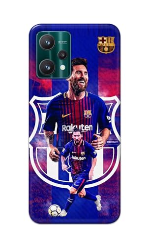 Image of Printed Hard Back Cover Case for Realme 9 Pro 5G Back Cover (Famous Football Player) -1111