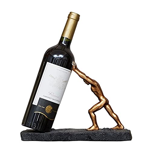 Estante de vino y decoracion creativa LWX para mueble de vinos en salas modernas