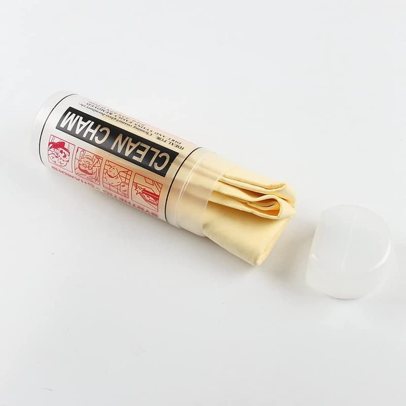 Semaphore Magic Chamois/Clean Cham Cleaning Cloth for Dry & Wet Cleaning of Car, Bike, Home, Kitchen Compatible with Bajaj Discover 100 Mcbr150R