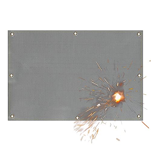 Couverture de soudage résistant à 800°C en tissu de verre isolant et ignifuge