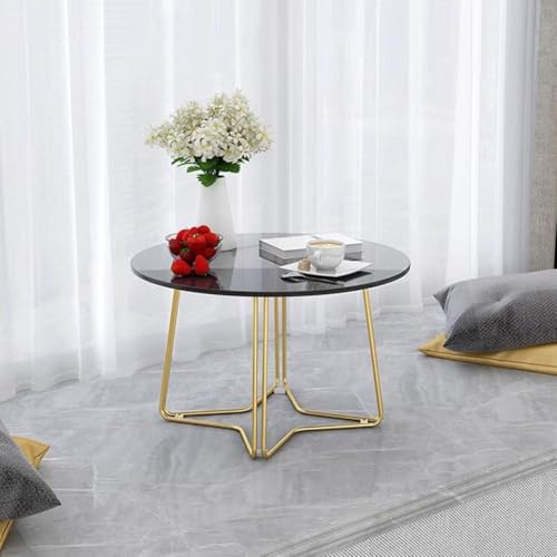 Table Basse Ronde Verre Transparent Table D'appoint Salon Bureau 45cm - 7