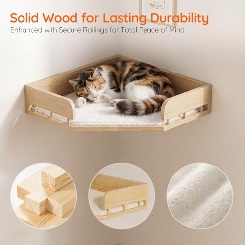 HOOBRO 11 Pzas Estantes de Pared para Gatos hasta 25 lb miniatura 3