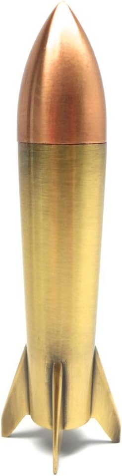 Mekko Vintage Style Rocket Missile 5 Inch Table Lighter Copper Top