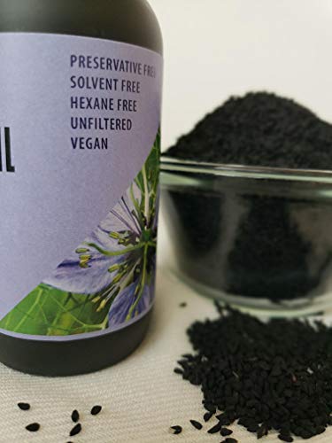 Black Seed Oil - Cold Pressed, Raw And Unfiltered - 4 Oz Bottle For Skin, Hair, And Ingestion #TOP1