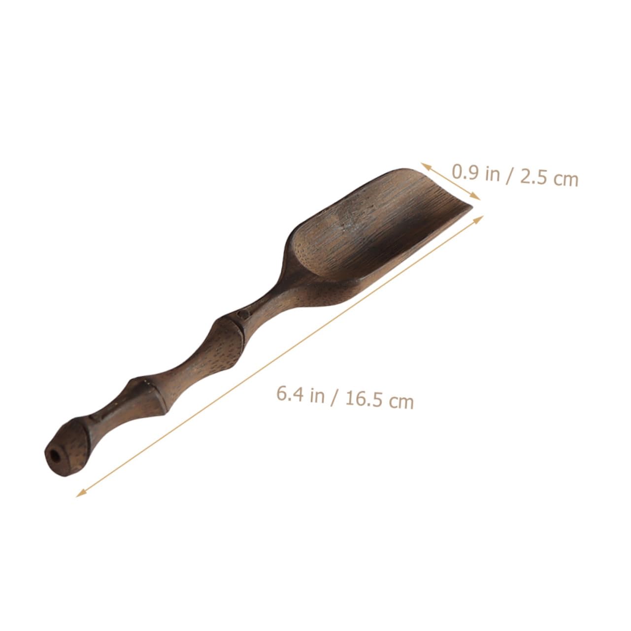 Bamboo Carved Tea Scoop Simple Shape for Tea and Salt