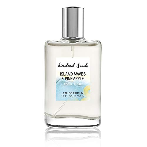 Kindred Goods, Island Waves & Pineapple Limited Edition Eau De Parfum - Perfumes for Women - 1.7 oz 50 mL