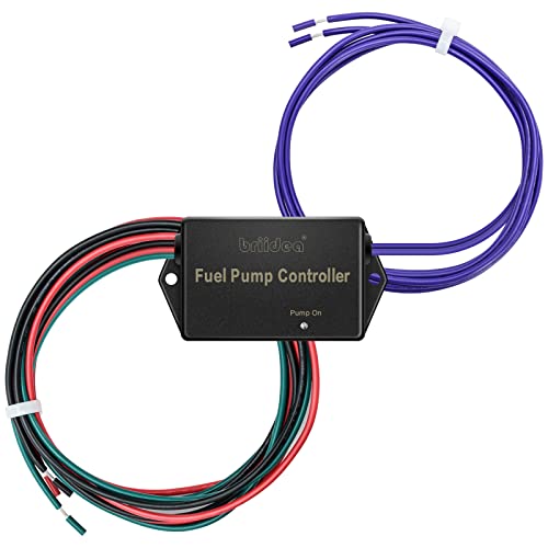 Briidea Electric Fuel Pump Controller, Tach Signal Monitoring, Turns the Pump Off When the Engine Stops