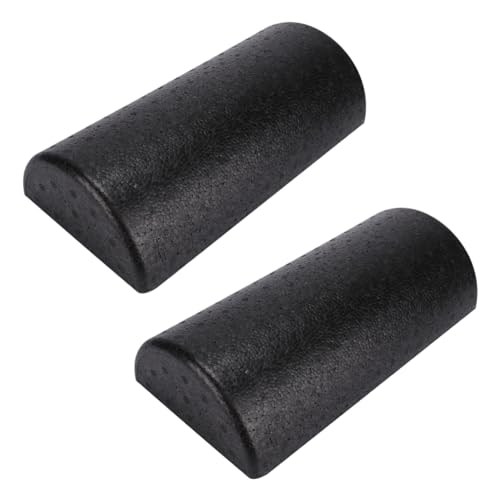SUPVOX 2 piezas Roller de masaje semicircular EPP para yoga y acupresión, columna para terapia muscular, accesorios de fitness y espalda