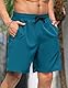 bolukets Badehose für Herren mit Kompression Liner 7 2 in 1 Atmungsaktiv Badeshorts mit Reißverschlusstaschen Männer Elastisch Boardshorts mit Tunnelzug