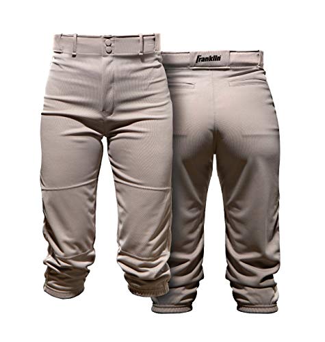 Pantalon de baseball Franklin Sports gris XL pour le confort des joueurs sur le terrain