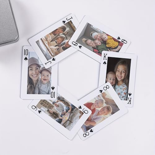 Naipes de Póker personalizados con retratos de mascotas miniatura 4