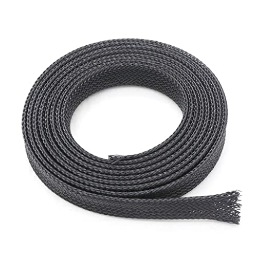 YWMEAC Manga de Cable de Tubo de Nylon de Manga Protectora Aislada, Manga Tejida de Cable de Alambre/L 2M/10Mm