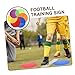 Mipcase 12Pcs Soccer Training Sign Discs Durable Markers for Football Practice Smooth Edges Non Fading for Playground Training Outdoor Sports Activities