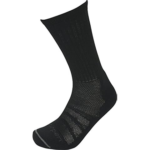 Lorpen Unisex Coolmax Light Hiking Socks, Black Cover