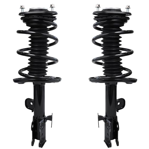 Image of Detroit Axle - 2.4L & 2.5L 8pc Front Struts Kit for 06-12 Toyota RAV4, Struts & Coil Spring Lower Control Arms Sway Bars Outer Tie Rods 2006 2007 2008 2009 2010 2011 2012 Replacement Suspension