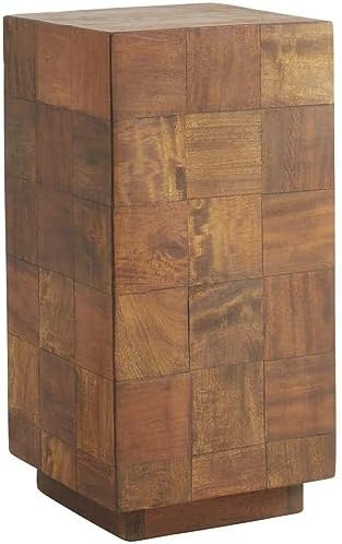 Cyan Design 11606 Halma 24 X 12 inch Oak Pedestal, Small