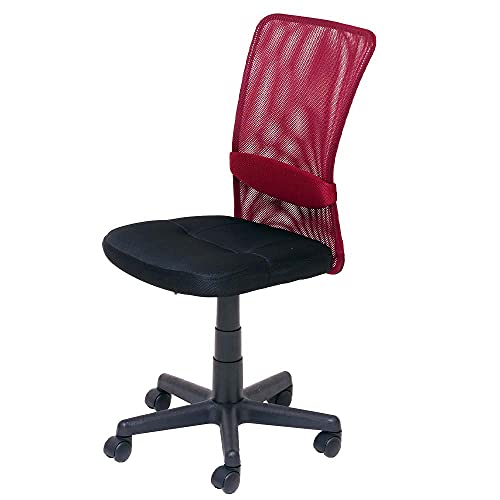 コーナン オリジナル OAチェアー SM RD-KMT18-4396 オフィスチェア パソコンチェア デスクチェア チェアー メッシュチェア チェア いす ロッキング ワークチェア ハイバックチェアー レッド 約幅57×奥行58×高さ88-100