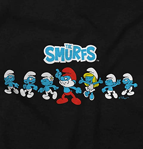 Brisco Brands Smurfs 80s Retro Cartoon Characters Toddler Boy Girl T Shirt2