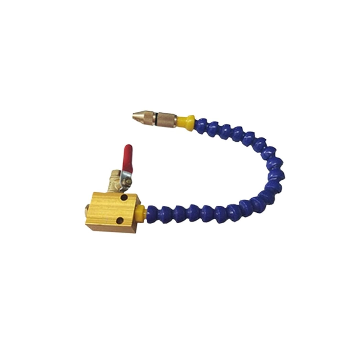 1pc Air Pipe Mist Coolant Lubrication Spray System General Cooling Sprayer for CNC Lathe Milling Machine Drill Bit Grinder(White)