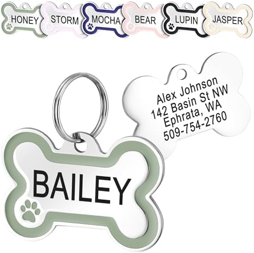 GoTags Stainless Steel Bone Do...