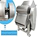 HQHAOTWU Ice Crusher Shaver Commercial Electric Ice Crusher Grinder Large Stainless Steel Ice Breaker Industrial Ice Crushing Machine Output 2T/H Ice Block Crusher for Commercial Industrial Use 220V