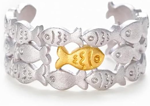 Two Tone Rings for Women Men