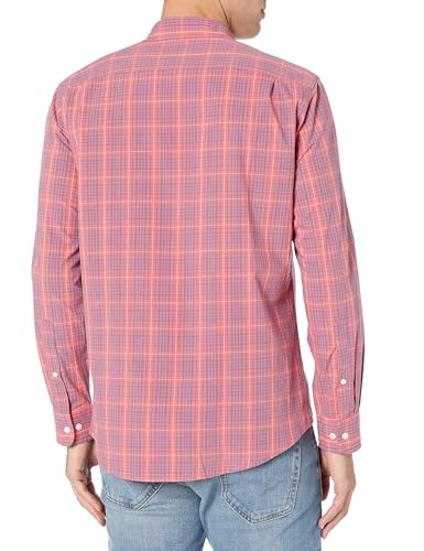 Image of Amazon Essentials Men's Regular-Fit Long-Sleeve Casual Poplin Shirt, Button Front, Business Casual, Collared