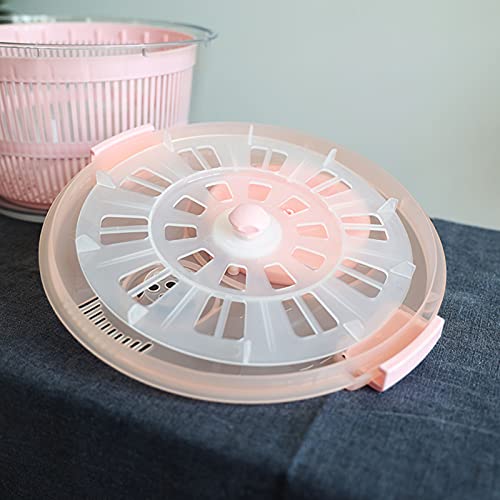 Hedtec Dryer Large 5L Salad Spinner, Manual Quick Dryer Easy To Clean, Dishwasher Safe Salad Washer Dryer For Lettuce Vegetables And Fruits, Bpa Free Kitchen #TOP2