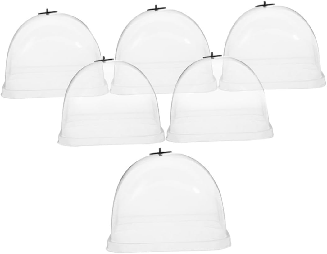 BESPORTBLE 4sets Frost Covers for Outdoor Plants Garden Cloches Plant Protector Frost Covers Humidity Domes 6pcs*4
