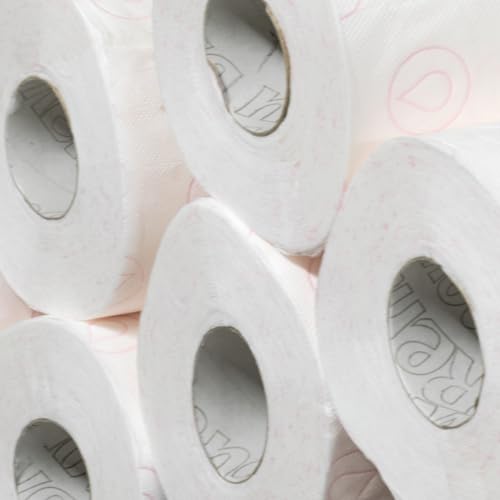 Toilettenpapier 4-lagig von Renova in Weiß mit Dekor und Duft