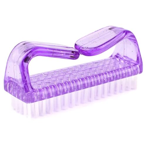 ZNDIJE 4 Pcs Nail Brush for daily Use - 4 Different Kinds of Fingernail brush with Plastic Handle Nail brush for cleaning Fingernails - Easy to use Nail Scrub brush - Nail Cleaner Nail brushes for Hands Feet