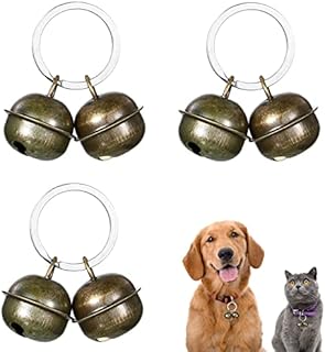 3 Set Loud Cat and Dog Bells Pet Tracker Bells Dog Bells for Collar Pet Tracker for Cats Bell Pets Collar Charm Pendant Bells for Dogs Cats Harness Training