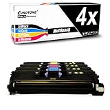 Contenu de la livraison : 4 toners (1 jaune/jaune avec environ 4 000 pages, 1 x bleu/cyan avec environ 4 000 pages, 1 x noir/noir avec environ 5 000 pages, 1 x rouge/magenta avec environ 4 000 pages), données de capacité à 5 % de couverture