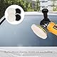 4 Stück Polierpads 125mm,Polieraufsatz Exzenterschleifer,Polierscheibe 125mm,Polierpad,Polierschwamm 125mm Klett,Polieraufsatz Kompatibel Mit Bosch Exzenterschleifer, Für Auto, Korkböden Usw