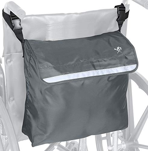 Pembrook Wheelchair Backpack Bag: Lightweight Wheelchair and Walker Accessories Side Storage Bags