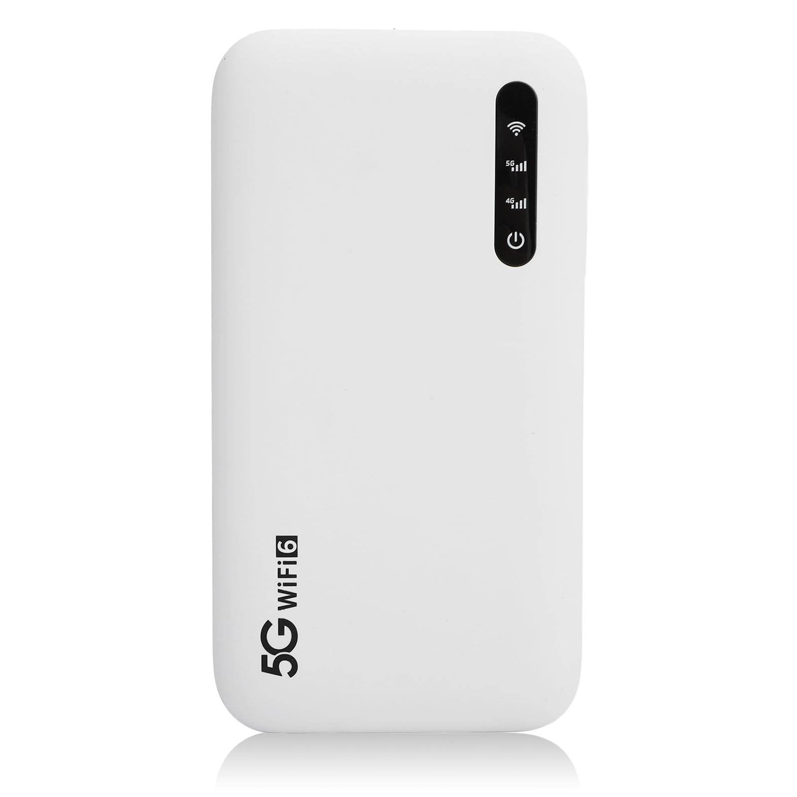 5G WiFi6 Mobile Hotspot, Dual Band Internet Dongle, Up to 2.77Gbps Download Speed, Support 16 Devices, 6100mAh, Portable Hotspot with SIM Card Slot for Phone Tablet