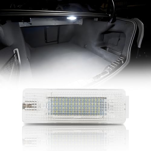 GSOWO Éclairage de coffre à LED au xénon - Blanc - Plug & Play - Sans message d'erreur - Pour V-W Beetle Golf 5, Golf 6, Golf 7, Golf Plus (à partir de 2005), Caddy (à partir de 2004), durable et