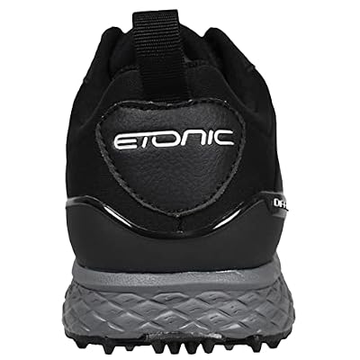 Etonic Golf Difference 2.0 Spikeless Shoes Black/Gray Size 7.5 Medium