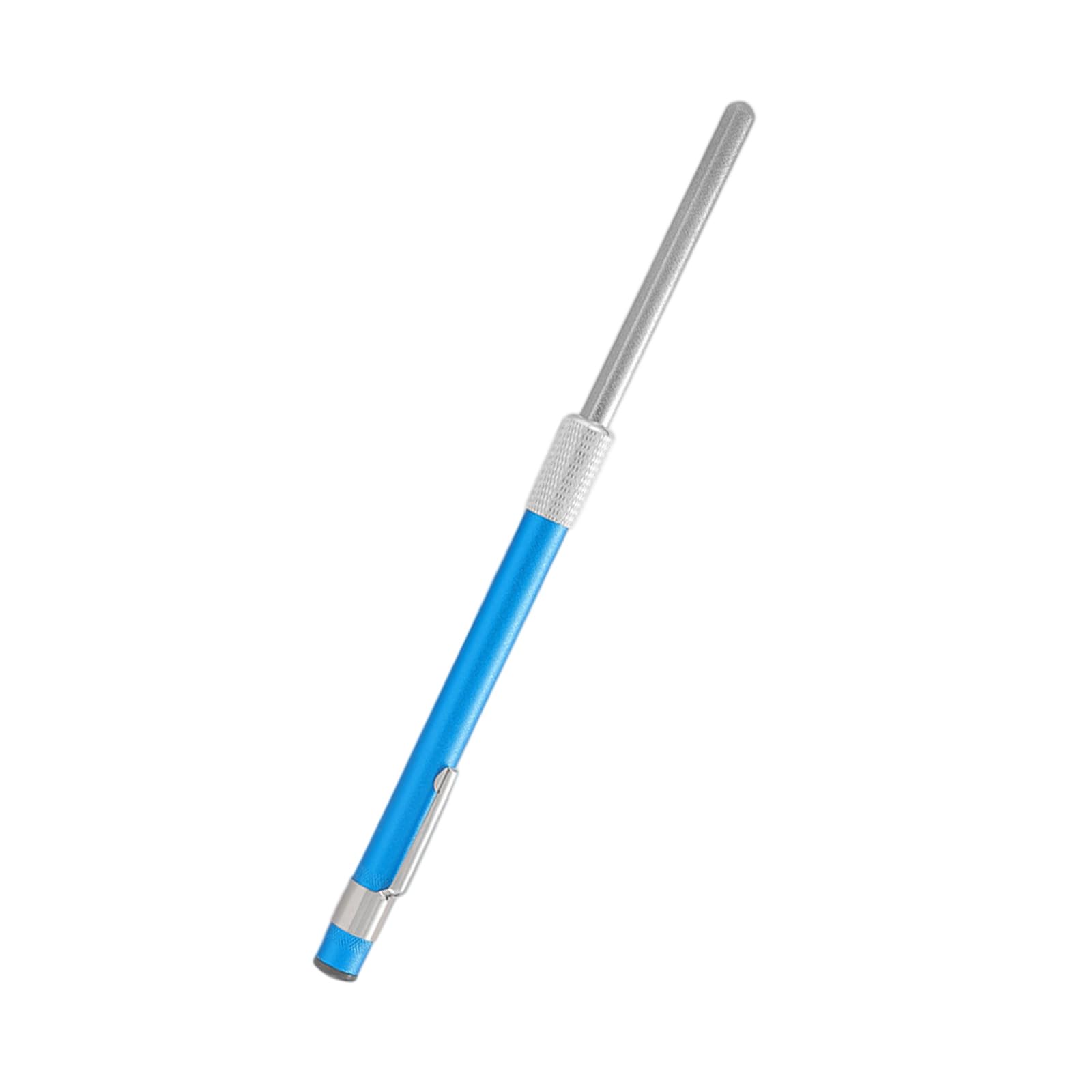 Afilador portátil retráctil, varilla de afilar de doble cabeza, herramienta de afilado de cocina, fácil de usar, bolígrafo de lima de doble cabeza