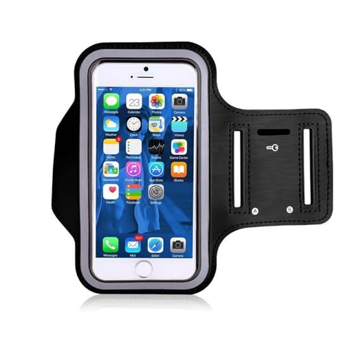 SNSYGN Handytasche Joggen, Verstellbar, Wasserdicht, Handytasche Gürtel, Sportarmband, Handy mit Schlüssel Tasche, Laufen, Zubehör für Joggen, Laufen, Workout (Bis Zu 7 Zoll, Schwarz, One Size) SNSYGN Handytasche Joggen, Verstellbar, Wasserdicht, Handytasche Gürtel, Sportarmband, Handy mit Schlüssel Tasche, Laufen, Zubehör für Joggen, Laufen, Workout (Bis Zu 7 Zoll, Schwarz, One Size)
