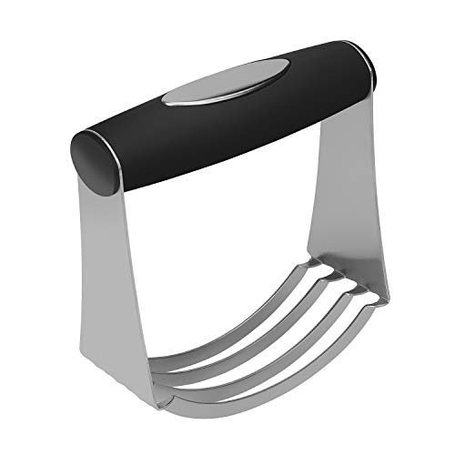 Teig-Mixer Teigschneider aus Edelstahl mit Ergonomischer Gummigriff Hand Kuchen Mixer für Zuhause und Profis